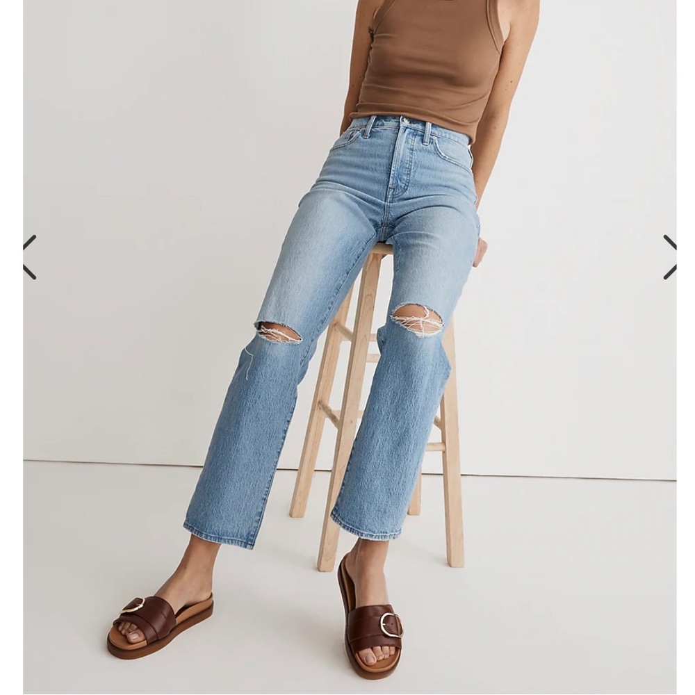 NWT Madewell Perfect Vintage Straight Jean in Westanna Wash